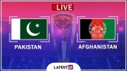 Live Cricket Streaming of Pakistan vs Afghanistan ICC World Cup 2019 Warm-up Match: Check Live Cricket Score, Watch Free Telecast of PAK vs AFG Practice Game on PTV Sports & Hotstar Online