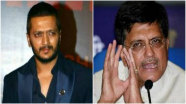 Riteish Deshmukh Hits Back at Piyush Goyal After Attack on Father Vilasrao Deshmukh Over 26/11 Terror Attack