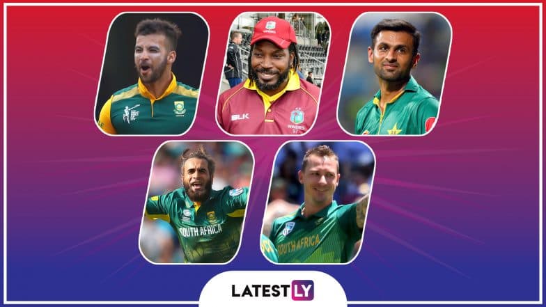 Players Who May Retire After ICC Cricket World Cup 2019: Chris Gayle, Imran Tahir, Shoaib Malik to Bid Adieu to ODI Career Post CWC19 Players Who May Retire After ICC Cricket World Cup 2019: Chris Gayle, Imran Tahir, Shoaib Malik to Bid Adieu to ODI Career Post CWC19