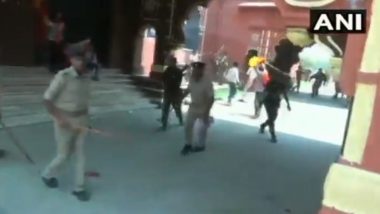 Police Resort to Lathicharge to Disperse Protesting ABVP Members in Bihar’s Darbhanga; Watch Video