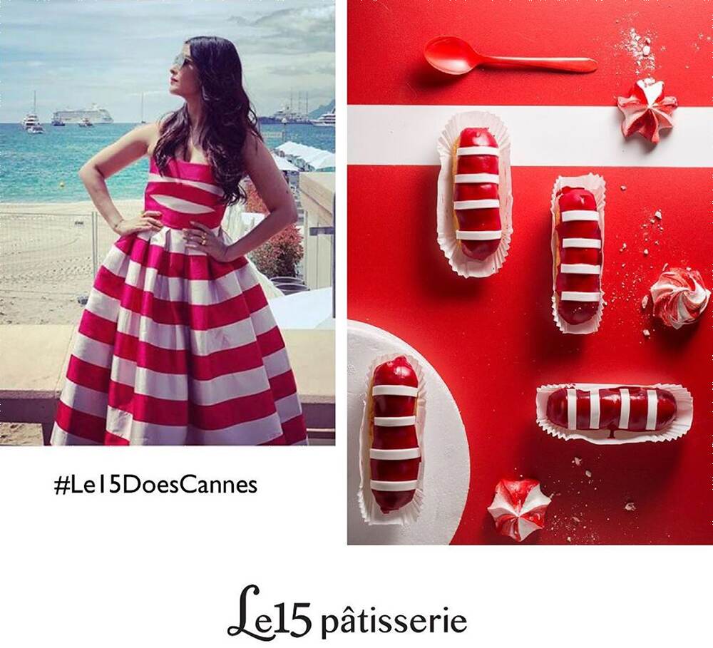 Sonam Kapoor's Cannes dress inspired with meringues. Sonam Kapoor's Cannes dress inspired with meringues.