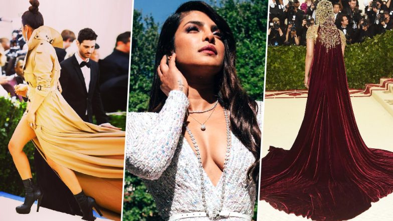 Priyanka Chopra Jonas at Met Gala: Sartorial Choices of the Fashionista That Make Us Look Forward to Her 2019 Appearance