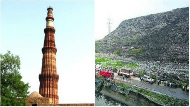 Ghazipur Garbage Dump is Being Compared to Qutub Minar, Check Out Hilarious Reviews on Google And Twitter