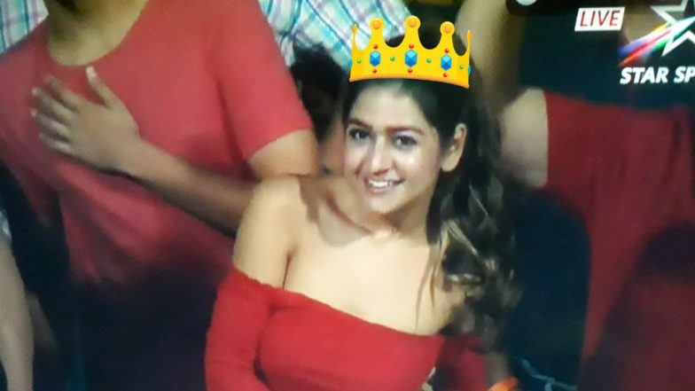 RCB Fangirl Deepika Ghose Cheering Virat Kohli & Boys During RCB vs SRH IPL 2019 Match Becomes Internet Sensation