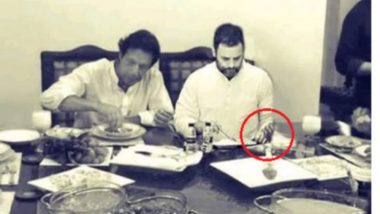 Fact Check: Did Rahul Gandhi Really Eat Chicken Biryani With Pakistan Prime Minister Imran Khan as Claimed in Facebook Photos and Post?