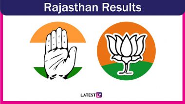 Rajasthan General Election Results 2019 Live News Update: BJP-RLP Alliance Wins All 25 Lok Sabha Seats in the State