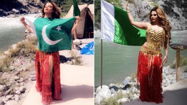 Rakhi Sawant Leaves Everyone Confused After Posing With Pakistani National Flag, Explains Why in an Instagram Video