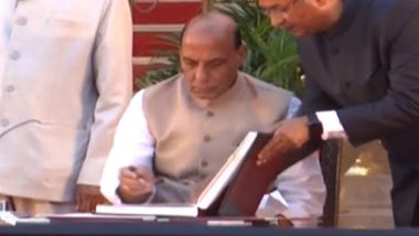 Rajnath Singh Takes Oath As Union Minister in PM Narendra Modi's Cabinet