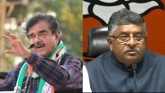 Lok Sabha Elections 2019: Shatrughan Sinha, Ravi Shankar Prasad Clash in Patna Sahib in Phase 7