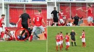 Funny Football Video: Referee Accidentally Scores Goal in Dutch Fourth Division League, Awards It to Himself!