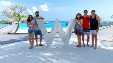 Rohit Sharma’s Maldives Holiday Pics: Indian Opener Enjoys Family Time With Wife Ritika and Daughter Samaira