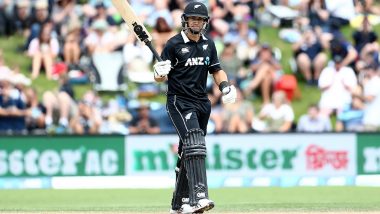 Ross Taylor’s Fifty Guides New Zealand to Decent Total During IND vs NZ 2nd ODI 2020, India Set 274 Runs to Win to Level the Series