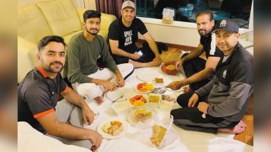 Ramadan 2019: Sunrisers Hyderabad Pacer Khaleel Ahmed Enjoys Sehri Meal With Rashid Khan, Yusuf Pathan and Mohammad Nabi Ahead of DC vs SRH IPL Eliminator