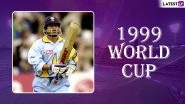 Sachin Tendulkar World Cup Special: Master Blaster Suffers Personal Loss, Returns to Score an Emotional Hundred in 1999 Cricket World Cup; Watch Video