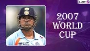 Sachin Tendulkar World Cup Special: Why ICC Cricket World Cup 2007 Was Such a Nightmare for Master Blaster and Team India