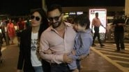 Kareena Kapoor Khan And Taimur Join Saif Ali Khan As He Heads To London To Shoot For Jawaani Deewani - View Pics