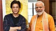 Shah Rukh Khan Congratulates PM Narendra Modi on Big Win in Lok Sabha Polls 2019, Says 'Electoral Mandate And Democracy is a Winner'