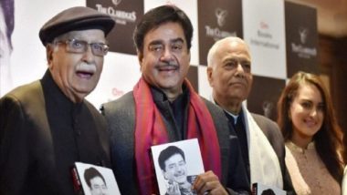 Lok Sabha Elections 2019: Shatrughan Sinha Says LK Advani Was in 'Tears', Didn't Stop Him From Quitting BJP