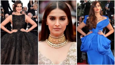 Cannes 2019: When Sonam Kapoor Ahuja Made a Splash at the International Film Festival, a Look Back at Her Impeccable Style!