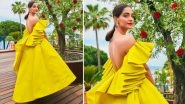 Cannes 2019: Sonam Kapoor Wears a Bright Yellow Off-Shoulder Gown by Ashi Studio and We're Loving It!