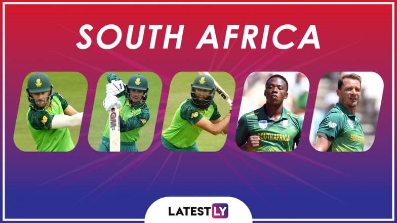 ICC Cricket World Cup 2019: Faf du Plessis, Hashim Amla and Other Key Players in the South Africa Team for CWC ICC Cricket World Cup 2019: Faf du Plessis, Hashim Amla and Other Key Players in the South Africa Team for CWC