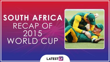 Ahead of ICC Cricket World Cup 2019, Here’s a Look Back at How South Africa Fared at the Last Edition of the CWC