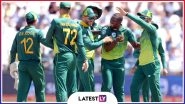 Schedule of Team South Africa at ICC Cricket World Cup 2019: List of SA&rsquo;s Matches, Time Table, Date, Venue and Squad Details
