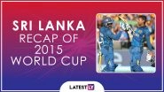 Ahead of ICC Cricket World Cup 2019, Here&rsquo;s a Look Back at How Sri Lanka Fared at the Last Edition of the CWC