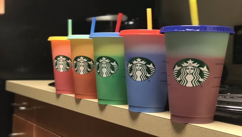 Starbucks Launches Reusable Color Changing Cold Cups