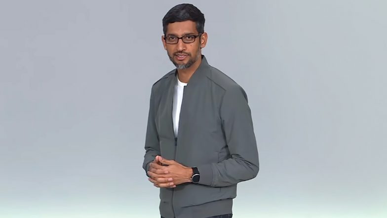 SEO Sundar Pichai Spotted Wearing Fossil Sports SmartWatch at Google I / O 2019
