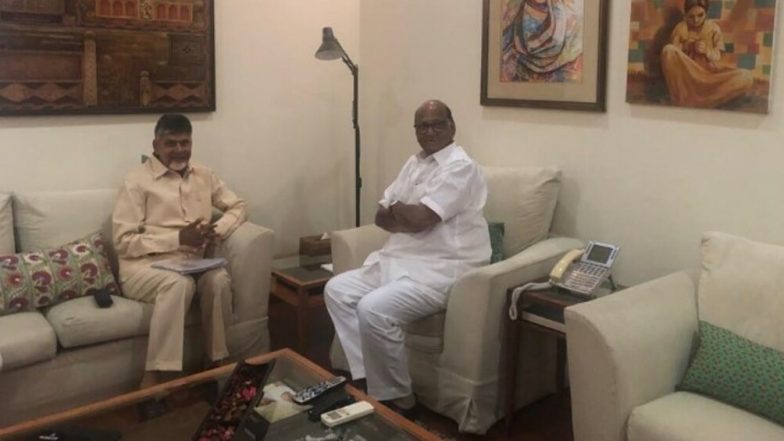 Lok Sabha Elections 2019: Chandrababu Naidu Meets Rahul Gandhi, Sharad Pawar, Akhilesh Yadav to Discuss Post-Result Strategy