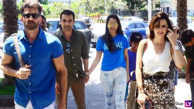 Hrithik Roshan With Ex-Wife Sussanne Khan and Gayatri-Vikas Oberoi Step Out for a Lunch Date! See Pics