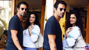 Pregnant Gabriella Demetriades and Arjun Rampal Pose for the Paps As They Head for a Lunch Date! View Pics