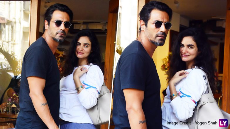Pregnant Gabriella Demetriades and Arjun Rampal Pose for the Paps As They Head for a Lunch Date! View Pics