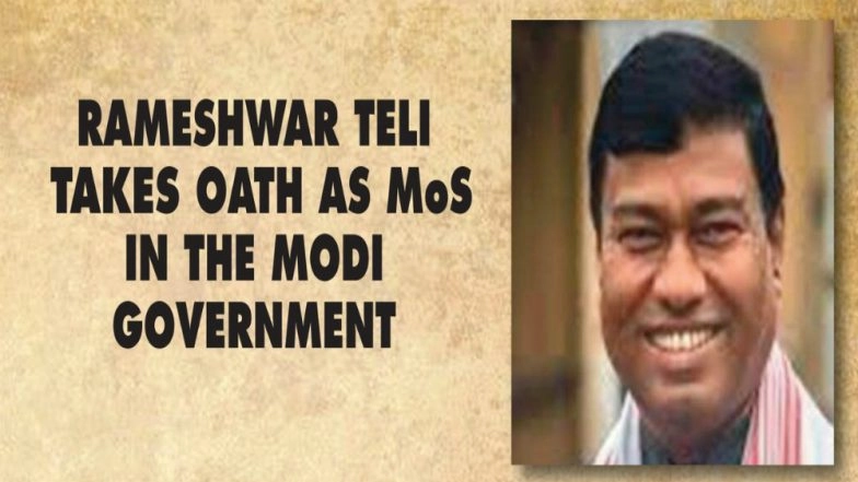 Rameswar Teli Takes Oath As Union Minister in PM Narendra Modi's Cabinet