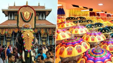 Thrissur Pooram 2019: Stunning Photos And Videos From the Temple Festival in Kerala Flood Social Media