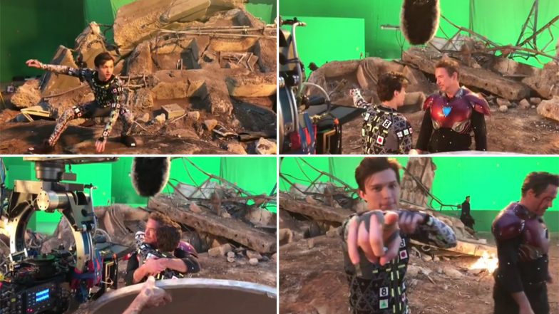 Avengers Endgame: Robert Downey Jr Shares BTS Video of Iron Man and Spider-Man's Reunion in the Film and It is EVERYTHING!