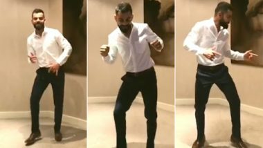 Virat Kohli Shows-Off His Killer Dancing Moves Before Leaving for ICC Cricket World Cup 2019 in England, Watch Video