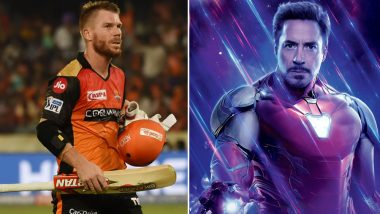 Sunrisers Hyderabad Pays Tribute to David Warner and It Resembles to Iron Man From Avengers Endgame (Watch Video)