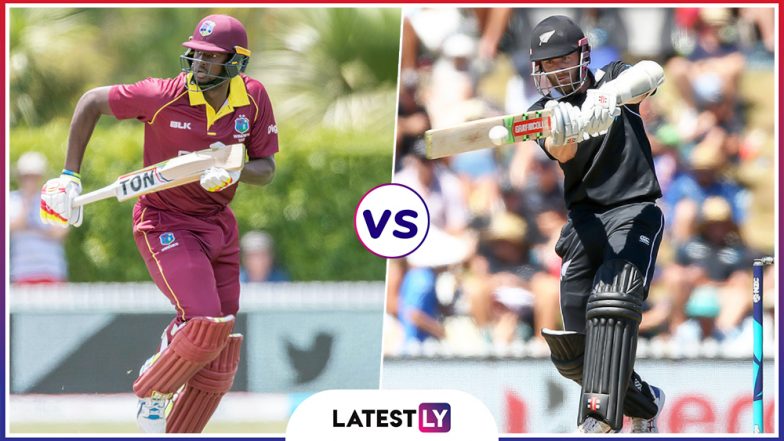 NZ vs WI Highlights of ICC World Cup 2019 Warm-up Match: West Indies Beat New Zealand by 91 Runs in Practice Game
