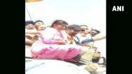 Sunny Deol, BJP Candidate From Gurdaspur, Kissed by Woman on Cheek During Roadshow in Batala, Watch Video