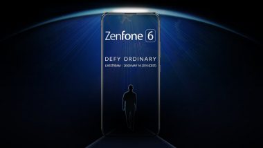 Asus Zenfone 6 Flagship Smartphone Teaser Shows Bezel-less Screen Design; Global Unveil on May 16 in Spain