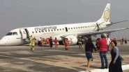 Myanmar National Airlines Plane Lands Without Front Wheel at Mandalay International Airport