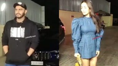 Malaika Arora Steps Out to Support Boyfriend Arjun Kapoor’s Film India’s Most Wanted – Watch Video