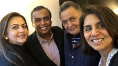 Mukesh Ambani and Wife Nita Meet Actor Rishi Kapoor Receiving Treatment in US