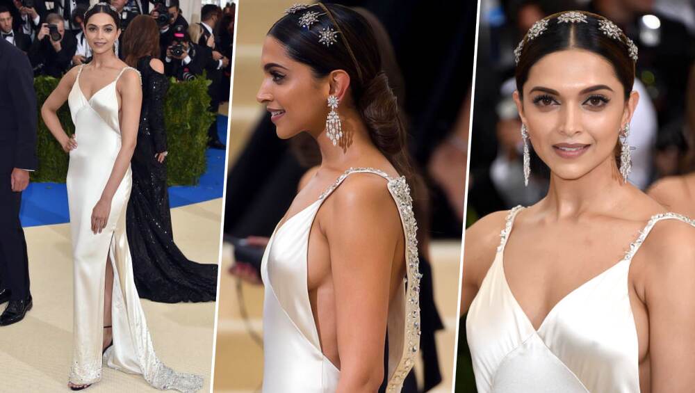 We work together to create a... Deepika Padukone at Met Gala 2017. 