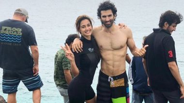 Malang Shoot: Disha Patani Shares an Adorable Picture with Co-Star Aditya Roy Kapur from Mauritius