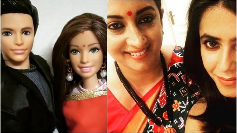 Smriti Irani Jokes About Mihir-Tulsi Dolls as Kasautii Zindagii Kay 2's Parth Samthaan-Erica Fernandes Get AnuPre Toys!