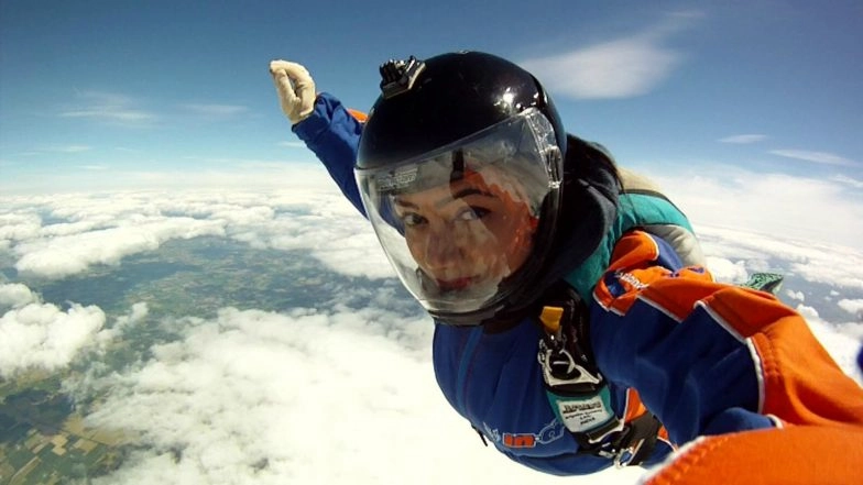 Indians Make a New Record for Family Skydiving: Family Including a Set of 10-Year-Old Twin Boys Skydives Over Amsterdam