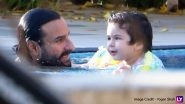 Taimur Ali Khan Is Splashing Water All Over the Summer Heat With Saif Ali Khan &ndash; View Pics